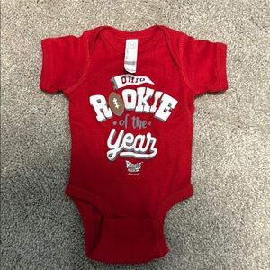 Ohio State Rookie of the Year Red Baby Onesie